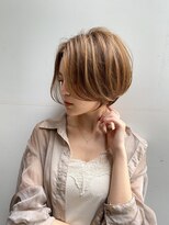 ロンドプランタン 恵比寿(Lond Printemps) 【Lond佐野】前髪なし こなれミディ イメチェンショート