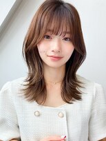 スタートウキョウ 渋谷(STAR TOKYO)&nbsp;韓国風エギョモリ★外ハネ大人可愛い小顔前髪シースルーバング