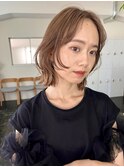 レイヤーボブ　フェイスレイヤー　顔まわりレイヤー