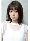 外ハネ×ナチュラルブラウン