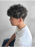 癖毛パーマ/ハイライト/メンズパーマ/30代40代50代