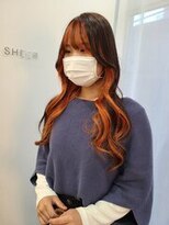 シアアルン 新小岩店(SHEER alun)&nbsp;インナーカラー/オレンジカラー/SHEERalun新小岩店