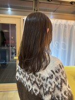 シビウォル(CBWOL)&nbsp;レイヤーカット ブリーチ無し ベージュブラウン