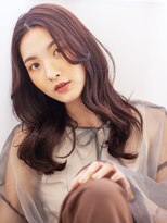 アッシュ 武蔵小杉店(Ash)&nbsp;ゆるふわセンターパート×カシスブラウン