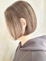 エリマ 武蔵小杉(elima) ミニボブ/白髪ぼかし/前下がり/ハイライト/グレージュ/イルミナ