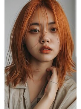 ラナ 新宿(lana) ブリーチ/ハイトーン/オレンジ/暖色カラー/【lana hair新宿】