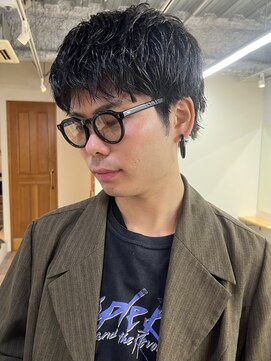 ガレージ バイ グリーン 原宿 表参道(Garage by green) 【SHUN】スパイキーショート