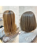 ファン 竹ノ塚店(F.U.N) 白髪ぼかし(オリーブ系)白髪キレイにマイナス10歳