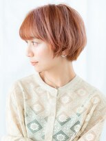 カバーヘア ブリス 川口(COVER HAIR bliss)&nbsp;抜け感ミルクティーピンク小顔補正カット//川口10代20代