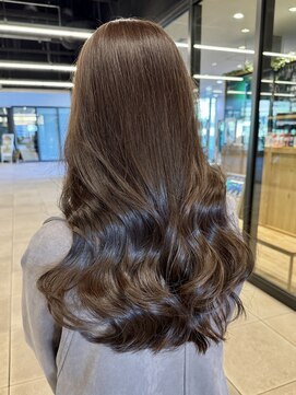 ブリーチなしカラーオリーブベージュアッシュカラーMI-77