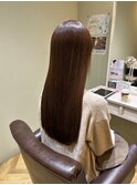 髪質改善カラー×艶ロングストレート♪