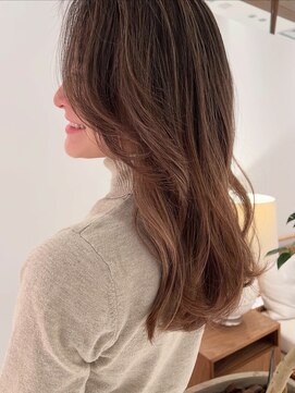 地毛ハイライト×グラデーションカラー