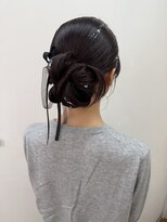 アカネ(Akane)&nbsp;お呼ばれヘアセット　カチモリアレンジ　20代　30代