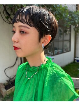 ロッソサンテ(rosso sante) ショートパーマ