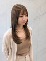 ベイリコルド(Bei Licoldo.)&nbsp;レイヤーカット ミルクティーベージュで夏の透け感を