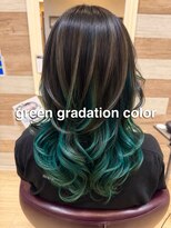 ヘアーリゾートサロン リチェット(Hair Resort Salon Ricetto)&nbsp;green gradation color