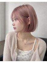アジールヘア 池袋東口店(agir hair)&nbsp;ボブ×ブリーチダブルカラーハイトーン　池袋ブリーチ池袋