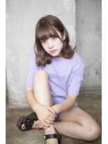 サロンドミルク 原宿(salon de MiLK)&nbsp;【salon de MiLK 原宿】耳かけゆるふわアッシュミルクティ