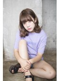 【salon de MiLK 原宿】耳かけゆるふわアッシュミルクティ