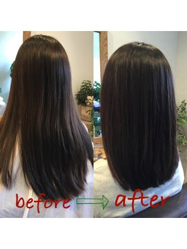 小さな美容室 ハナ(hana) 傷んだ部分もサッパリとカット、艶出しカット♪