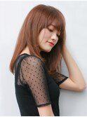 ナチュラルストレートミディ