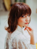 ジェミニ 大津 瀬田店(Gemini)&nbsp;★COCO★伸ばしかけにもおすすめ◎重めバングの外ハネボブ