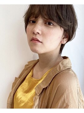 バサ 花小金井店(BASSA) 【柔らかな雰囲気に!】マッシュショート×ベージュカラー