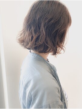 モリオ フロム ロンドン イオンモール 熊本店(morio FROM LONDON) 【morio熊本】ボブ×ナチュラルパーマ.k