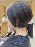 丸みショートボブ