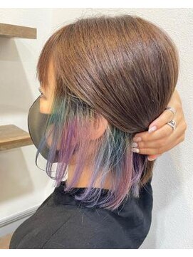 ミーティア バイ クアトロ(Meteor By QUATRO) ユニコーンインナーカラー♪