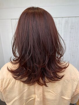 ネウィベルシア 名駅(newi belsia) 大人かわいいくびれミディラベンダーインナーカラー