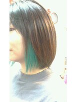 美容室 シュシュ(Chou-Chou)&nbsp;インナーカラーで気分アップ★可愛さあっぷストレートボブ(^^♪
