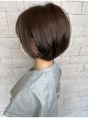グラデーションショートボブ