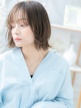 モッズヘア 越谷(mod's hair) ■グレーベージュくせ毛風ボブウルフ312-2★越谷20代30代40代