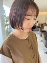 トップヘアー ミカワアンジョウ 安城(TOPHAIR MIKAWA ANJO)&nbsp;ショートボブインナーカラー/ニュアンスカラー/前髪パーマ