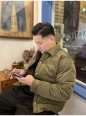 フェード メンズカット 大人ストリート