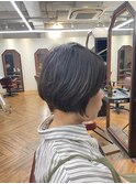 大人ショート／丸みショート/前髪あり