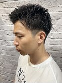 ビジネスショート/ツーブロック/アップバング/束感/簡単セット