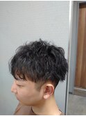 ワイルドすぎないパーマ