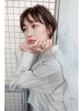 コレク 福岡(COLLEC...) ショートボブ　ニュアンスパーマ　ベージュカラー