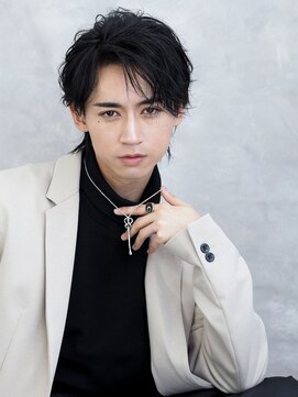 ネフェルバイアクロス(NefeL by AKROS) センターパートウルフ×ゆるスパパーマ