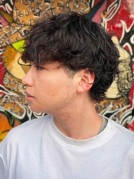 スウェル 船橋店(Swell) ウルフ/アッシュブラック/カルマパーマ/ベリーショート/船橋