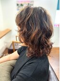 マッシュウルフパーマ☆ハイライト