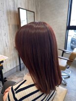 エヌアンドエー 杉戸高野台店(N&A)&nbsp;大人かわいい艶感カラー 髪質改善カラー レッド/ピンク/ブラウン