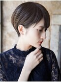 ショートカット×ひし形ショートボブ×前髪あり20代30代40代 s03