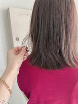 キャンバス バイ ネオリーブ 横浜西口(Canvas by neo.)&nbsp;肩ボブレイヤー 顔周りレイヤー ブリーチなし グレージュ 横浜