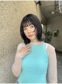 ◎ショートレイヤーボブウルフ縮毛矯正10代20代30代