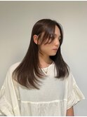 【冬カラー】マロングレージュ×フェイスレイヤー