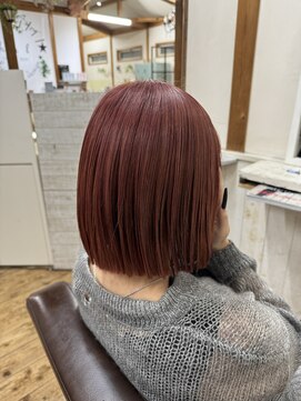 ヘアーデザインハル(hair desigin hal) カシスピンク！