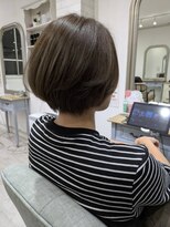 アウリイバイイルヘアー(Aulii by illu hair) ほんのり明るめオリーブベージュ×ショートボブ◇
